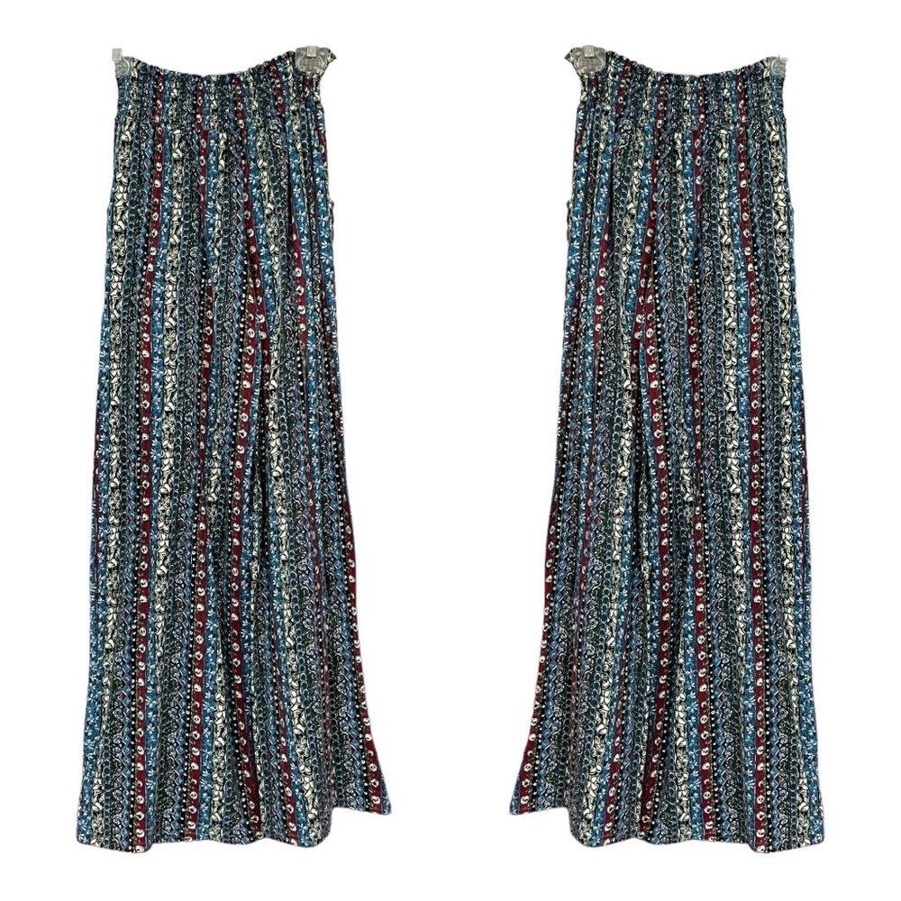 Urban Coco Paisley Floral High Rise Wide Leg Paperbag Waist Pull on Pants XS